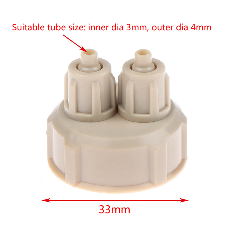 Aquarium Planted Tank Substrate - 2-delige Aquarium CO2-systeem buisventiel met meter,