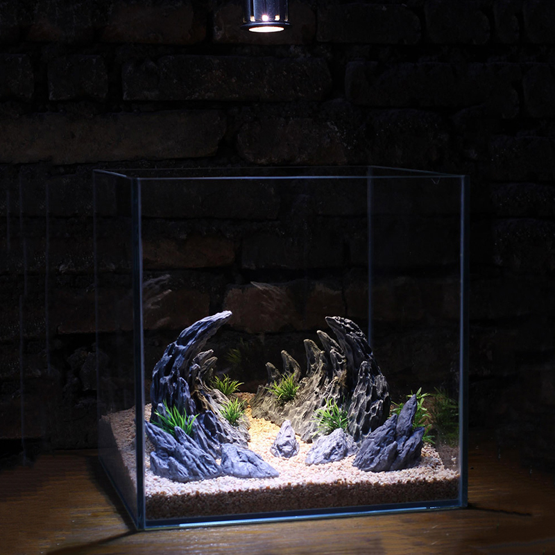 Planted Aquarium With Rocks - Aquarium Simulatie Steen Canyon Landschapsstenen Voor