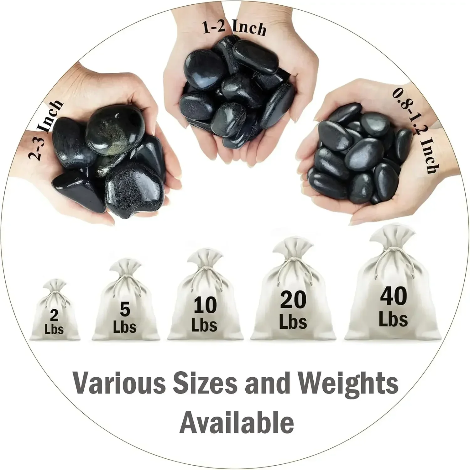 40 lbs zwarte rivierstenen voo - Planted Aquarium With Rocks recensie en prijs