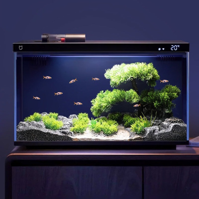 Aquariumdecoratie Simulatie Ec - Planted Aquarium With Rocks recensie en prijs