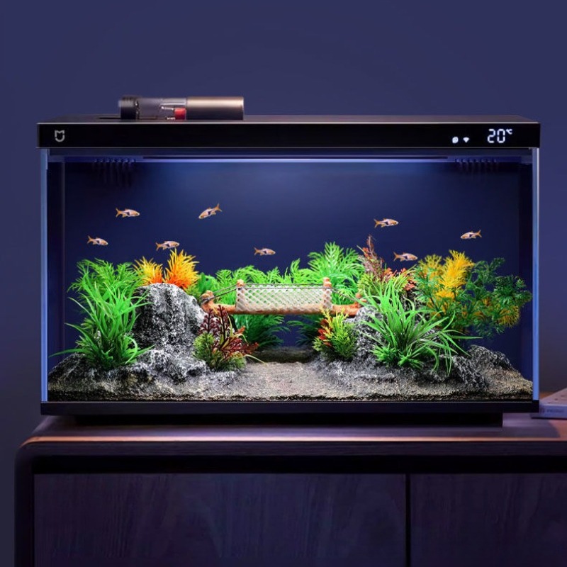 Aquariumdecoratie Simulatie Ec - Planted Aquarium With Rocks recensie en prijs