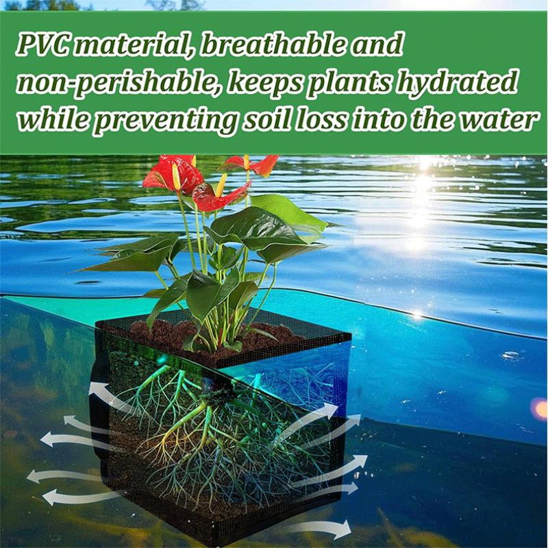 4 stuks zwarte gaas vijverplan - Aquarium Planted Plants recensie en prijs