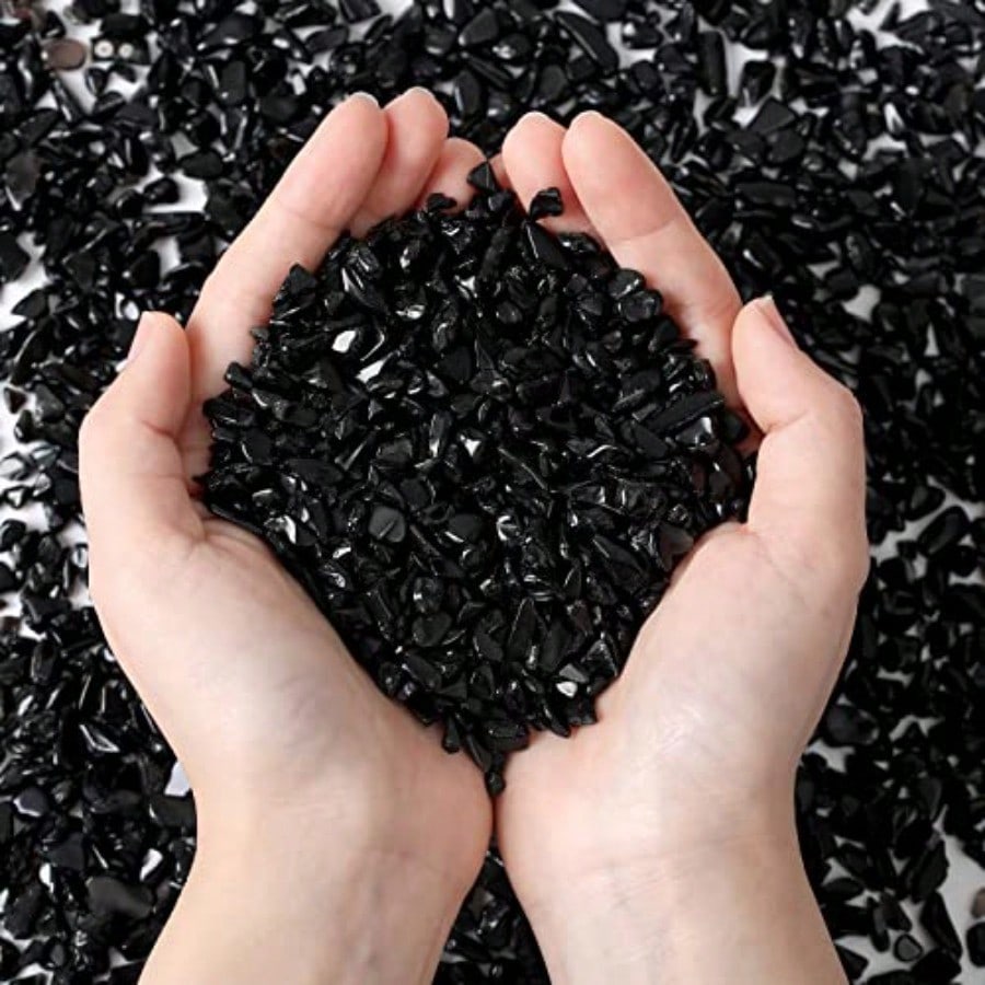Natuurlijke zwarte obsidiaan k - Planted Aquarium With Rocks recensie en prijs